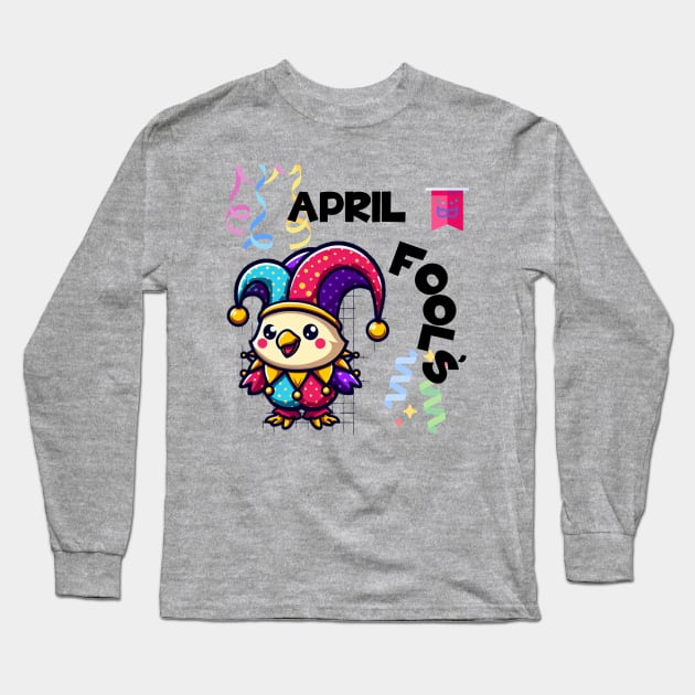 Chicken April Fools' Long Sleeve T-Shirt by DaysMoon